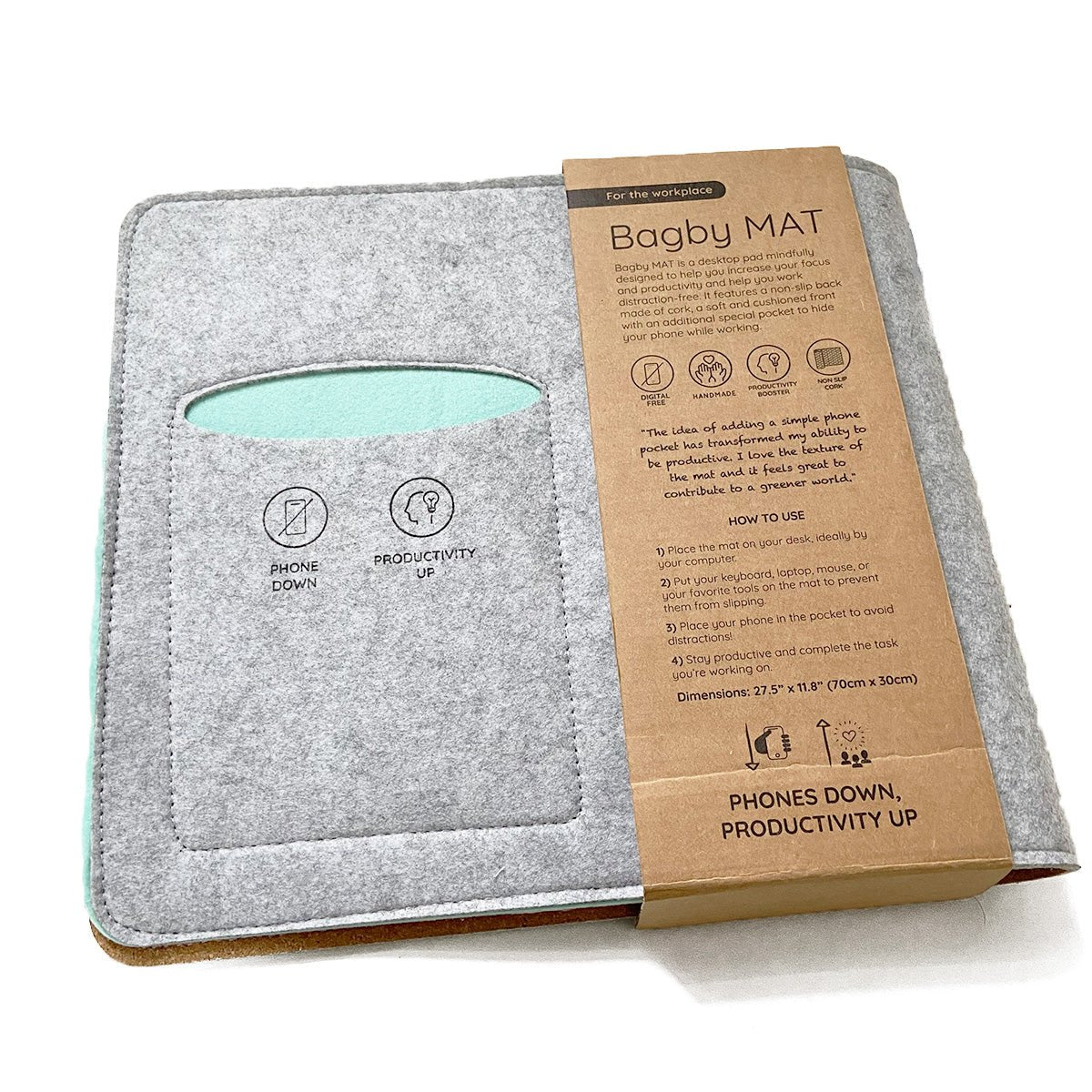 Bagby No-Phone Desk Pad